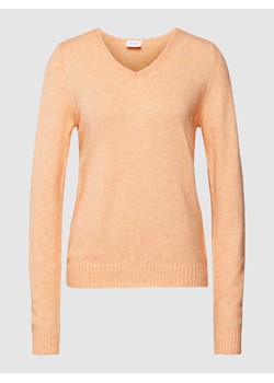 Sweter z dzianiny z prążkowanymi wykończeniami model ‘VIRIL’ ze sklepu Peek&Cloppenburg  w kategorii Swetry damskie - zdjęcie 168341677