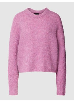 Sweter z dzianiny z dodatkiem wełny model ‘NATHERINE’ ze sklepu Peek&Cloppenburg  w kategorii Swetry damskie - zdjęcie 168342036
