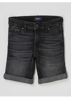 Szorty jeansowe o kroju slim fit z dodatkiem streczu model ‘Matt’ ze sklepu Peek&Cloppenburg  w kategorii Spodenki chłopięce - zdjęcie 168342097
