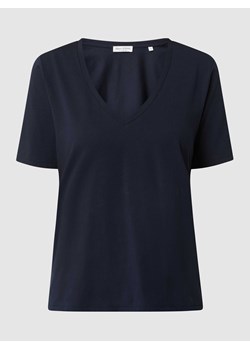 T-shirt z dekoltem w serek ze sklepu Peek&Cloppenburg  w kategorii Bluzki damskie - zdjęcie 168343146