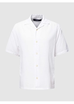 Koszula casualowa z dodatkiem lnu i wzorem w paski model ‘SUMMER’ ze sklepu Peek&Cloppenburg  w kategorii Koszule męskie - zdjęcie 168343277