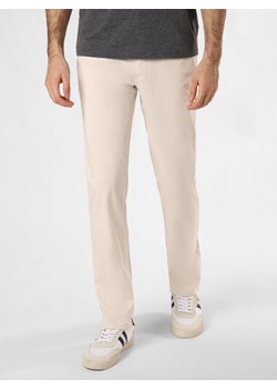 BRAX Spodnie - Cadiz Mężczyźni Bawełna piaskowy jednolity ze sklepu vangraaf w kategorii Spodnie męskie - zdjęcie 168347327