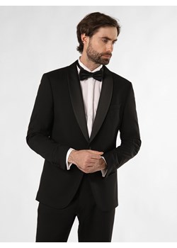 Strellson Męska kurtka modułowa - Almir2 Mężczyźni Slim Fit czarny jednolity ze sklepu vangraaf w kategorii Marynarki męskie - zdjęcie 168347339
