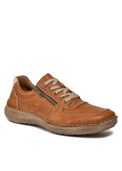 Sneakersy Rieker 03030-25 Brown ze sklepu eobuwie.pl w kategorii Półbuty męskie - zdjęcie 168347625
