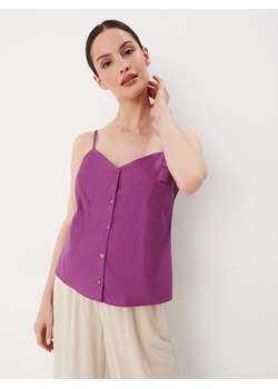 Mohito - Top na wąskich ramiączkach - fioletowy ze sklepu Mohito w kategorii Bluzki damskie - zdjęcie 168349598