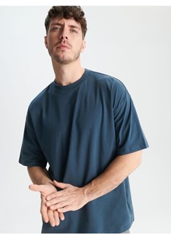 Sinsay - Koszulka oversize - niebieski ze sklepu Sinsay w kategorii T-shirty męskie - zdjęcie 168376178