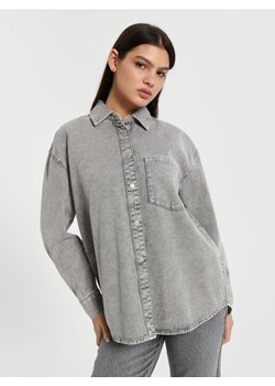 Sinsay - Koszula jeansowa - szary ze sklepu Sinsay w kategorii Koszule damskie - zdjęcie 168376345