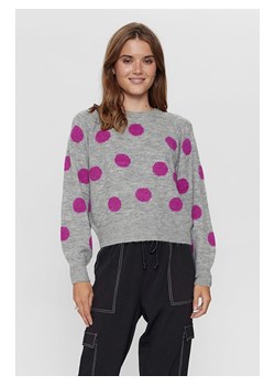NÜMPH Sweter &quot;Ellen&quot; w kolorze szaro-fioletowym ze sklepu Limango Polska w kategorii Swetry damskie - zdjęcie 168377079