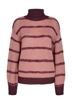 NÜMPH Golf &quot;Tara&quot; w kolorze bordowo-jasnoróżowym ze sklepu Limango Polska w kategorii Swetry damskie - zdjęcie 168377137
