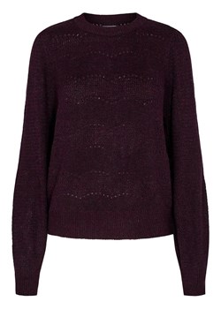 NÜMPH Sweter &quot;Zita&quot; w kolorze ciemnofioletowym ze sklepu Limango Polska w kategorii Swetry damskie - zdjęcie 168377159