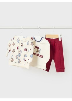 Mayoral Komplet bluza, bluzka i spodnie 2.686 Écru Regular Fit ze sklepu MODIVO w kategorii Komplety niemowlęce - zdjęcie 168377447