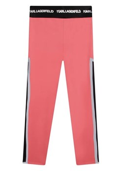 Karl Lagerfeld Kids Legginsy Z14202 M Różowy Regular Fit ze sklepu MODIVO w kategorii Spodnie dziewczęce - zdjęcie 168377519