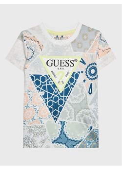 Guess T-Shirt N3GI05 K8HM3 Kolorowy Regular Fit ze sklepu MODIVO w kategorii Bluzki dziewczęce - zdjęcie 168377885