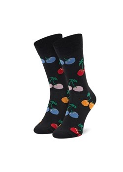 Happy Socks Skarpety wysokie unisex CHE01-9050 Czarny ze sklepu MODIVO w kategorii Skarpetki damskie - zdjęcie 168378787