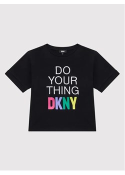 DKNY T-Shirt D35S31 M Czarny Relaxed Fit ze sklepu MODIVO w kategorii Bluzki dziewczęce - zdjęcie 168378947