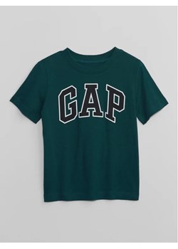 Gap T-Shirt 748026-03 Zielony Regular Fit ze sklepu MODIVO w kategorii T-shirty chłopięce - zdjęcie 168379235