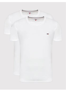 Tommy Jeans Komplet 2 t-shirtów DM0DM15381 Biały Slim Fit ze sklepu MODIVO w kategorii T-shirty męskie - zdjęcie 168382825