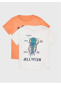 Zippy Komplet 2 t-shirtów ZBBAP0303 23016 Kolorowy Regular Fit ze sklepu MODIVO w kategorii Koszulki niemowlęce - zdjęcie 168386889