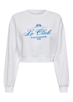 ONLY Bluza 15304167 Biały Regular Fit ze sklepu MODIVO w kategorii Bluzy damskie - zdjęcie 168389035