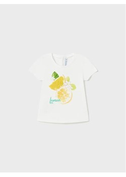Mayoral T-Shirt 1014 Biały Regular Fit ze sklepu MODIVO w kategorii Koszulki niemowlęce - zdjęcie 168389117