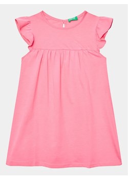 United Colors Of Benetton Sukienka codzienna 3096GV00H Różowy Regular Fit ze sklepu MODIVO w kategorii Sukienki dziewczęce - zdjęcie 168389178
