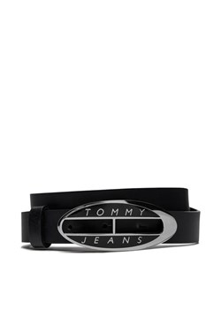 Tommy Jeans Pasek Damski Tjw Origin Belt AW0AW15840 Czarny ze sklepu MODIVO w kategorii Paski damskie - zdjęcie 168389957