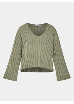 Edited Sweter Thamara Khaki Oversize ze sklepu MODIVO w kategorii Swetry damskie - zdjęcie 168392275