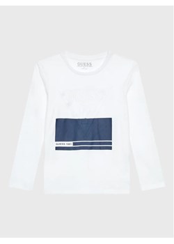 Guess Bluzka L2BI07 I3Z11 Biały Regular Fit ze sklepu MODIVO w kategorii T-shirty chłopięce - zdjęcie 168393079