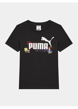 Puma T-Shirt Puma X Spongebob 622212 Czarny Regular Fit ze sklepu MODIVO w kategorii T-shirty chłopięce - zdjęcie 168394355
