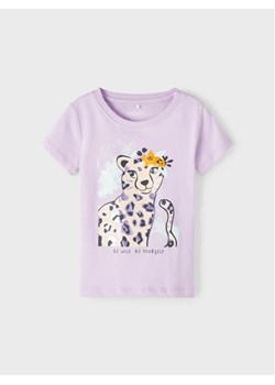 NAME IT T-Shirt 13217435 Fioletowy Regular Fit ze sklepu MODIVO w kategorii Koszulki niemowlęce - zdjęcie 168394685