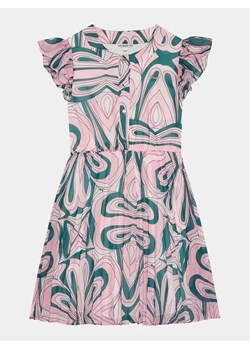 Guess Sukienka codzienna J4RK19 WA2T0 Różowy Regular Fit ze sklepu MODIVO w kategorii Sukienki dziewczęce - zdjęcie 168394778