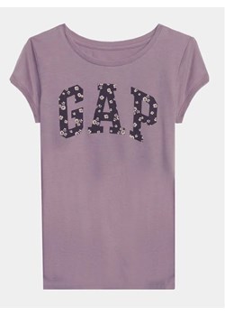 Gap T-Shirt 794900-01 Fioletowy Regular Fit ze sklepu MODIVO w kategorii Bluzki dziewczęce - zdjęcie 168396199