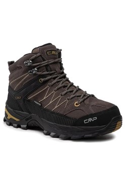 CMP Trekkingi Rigel Mid Trekking Shoe Wp 3Q12947 Brązowy ze sklepu MODIVO w kategorii Buty trekkingowe męskie - zdjęcie 168396899
