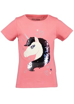 Blue Seven T-Shirt 702263 X Różowy Regular Fit ze sklepu MODIVO w kategorii Bluzki dziewczęce - zdjęcie 168396939