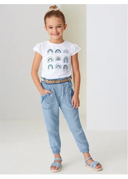 Mayoral Spodnie materiałowe 3503 Niebieski ze sklepu MODIVO w kategorii Spodnie dziewczęce - zdjęcie 168397509