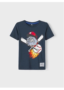 NAME IT T-Shirt 13213731 Granatowy Regular Fit ze sklepu MODIVO w kategorii T-shirty chłopięce - zdjęcie 168397949
