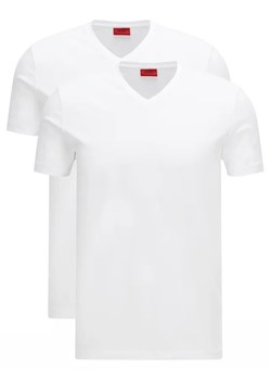 Hugo Komplet 2 t-shirtów V 50325417 Biały Slim Fit ze sklepu MODIVO w kategorii T-shirty męskie - zdjęcie 168401516