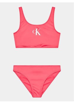Calvin Klein Swimwear Strój kąpielowy KY0KY00029 Różowy ze sklepu MODIVO w kategorii Stroje kąpielowe - zdjęcie 168401756