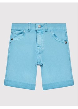 Guess Szorty jeansowe N1RD03 WE620 Niebieski Regular Fit ze sklepu MODIVO w kategorii Spodenki chłopięce - zdjęcie 168403556