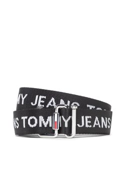 Tommy Jeans Pasek Damski Tjw Essential Webbing Belt AW0AW11650 Czarny ze sklepu MODIVO w kategorii Paski damskie - zdjęcie 168404127