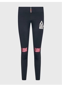 LaBellaMafia Legginsy 25877 Czarny Slim Fit ze sklepu MODIVO w kategorii Spodnie damskie - zdjęcie 168404615