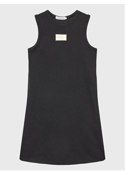 Calvin Klein Jeans Sukienka codzienna IG0IG01972 Czarny Regular Fit ze sklepu MODIVO w kategorii Sukienki dziewczęce - zdjęcie 168405897