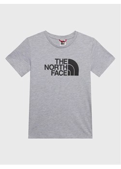 The North Face T-Shirt Easy NF0A82GH Szary Regular Fit ze sklepu MODIVO w kategorii T-shirty chłopięce - zdjęcie 168406155
