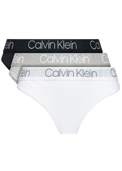 Calvin Klein Underwear Komplet 3 par fig klasycznych 000QD3758E Kolorowy ze sklepu MODIVO w kategorii Majtki damskie - zdjęcie 168407006