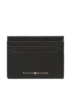 Tommy Hilfiger Etui na karty kredytowe Th Premium Leather Cc Holder AM0AM10987 Czarny ze sklepu MODIVO w kategorii Etui - zdjęcie 168407556