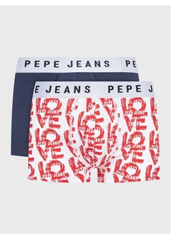 Pepe Jeans Bokserki Love Print Tk 2P PMU10967 Kolorowy ze sklepu MODIVO w kategorii Majtki męskie - zdjęcie 168408545