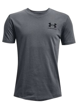 Under Armour T-Shirt UA SPORTSTYLE LEFT CHEST SS 1363280 Szary Regular Fit ze sklepu MODIVO w kategorii T-shirty męskie - zdjęcie 168408987
