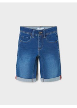 NAME IT Szorty jeansowe 13150022 Niebieski Slim Fit ze sklepu MODIVO w kategorii Spodenki chłopięce - zdjęcie 168409346