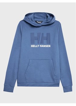 Helly Hansen Bluza Logo 41677 Niebieski Regular Fit ze sklepu MODIVO w kategorii Bluzy chłopięce - zdjęcie 168409477