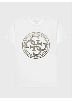 Guess T-Shirt J3GI02 K6YW3 Biały Regular Fit ze sklepu MODIVO w kategorii T-shirty chłopięce - zdjęcie 168409518